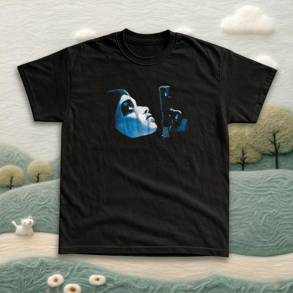 Gildan Cinematic Portrait Black Graphic T-Shirt